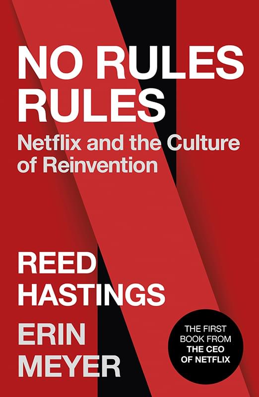 No Rules Rules by Reed Hastings and Erin Meyer - book cover