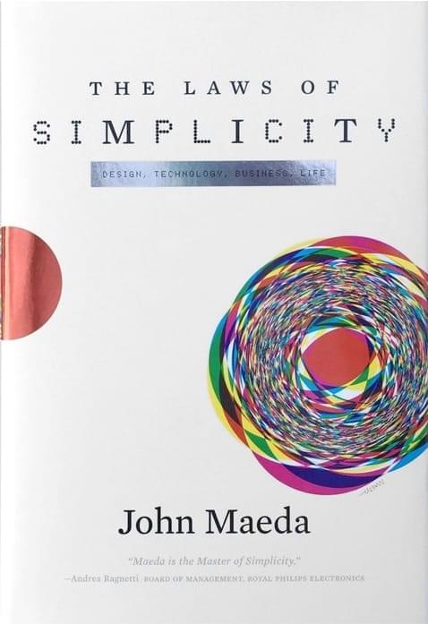 The laws of simplicity, John Maeda - book cover