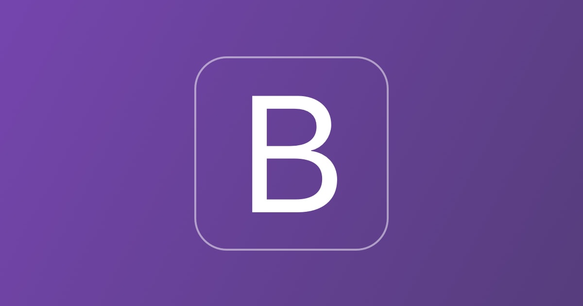 Banner of the Bootstrap HTML/CSS/JS library
